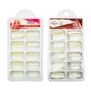 تیپ کاشت ناخن آیکونیک مدل TN S بسته 50 عددی مجموعه 2 عددی
