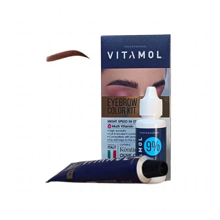 کیت رنگ ابرو ویتامول مدل CH2 بلوند شکلاتی روشن