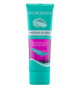 ماسک صورت ژلی آبرسان قوی و مرطوب کننده پوست حاوی اسید هیالورونیک و اوره 100میل هیدرودرم