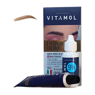 کیت رنگ ابرو ویتامول مدل B3